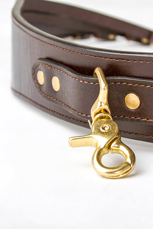 Leather Duck Strap with Brass by RW Coolidge