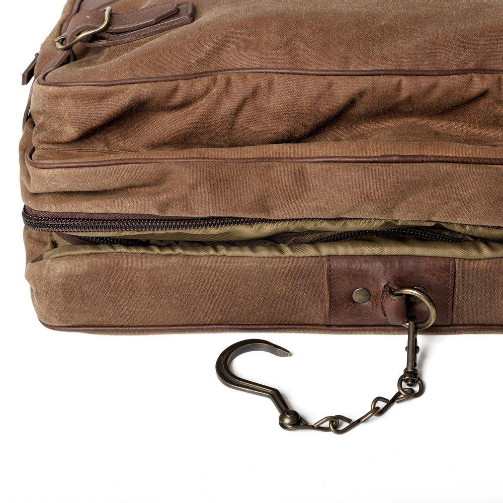 Campaign Waxed Canvas Valet Bag by Mission Mercantile Leather Goods