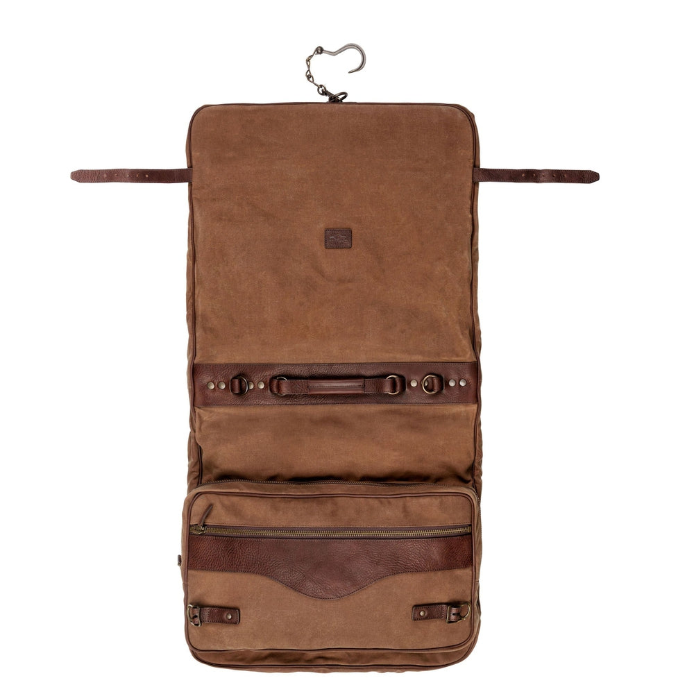 Campaign Waxed Canvas Valet Bag by Mission Mercantile Leather Goods