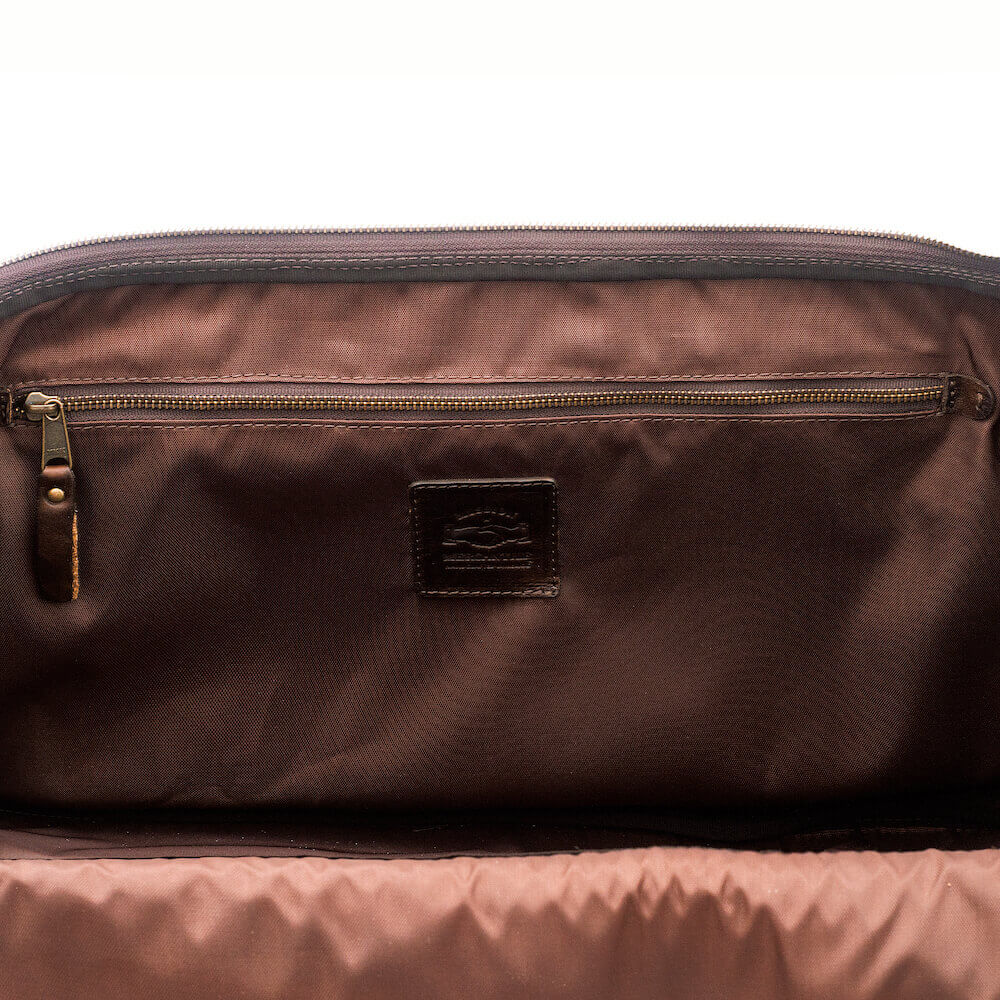 Theodore Leather Large Roller Duffle Bag by Mission Mercantile Leather Goods