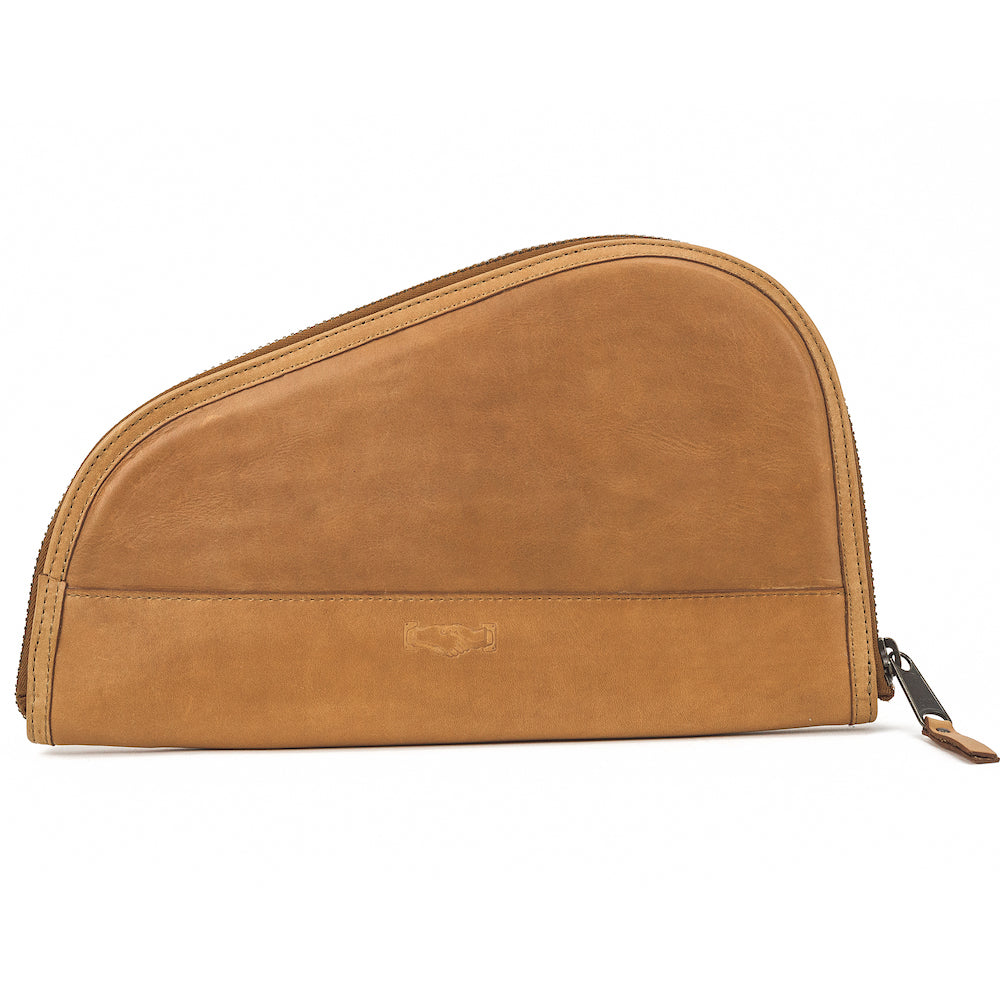 White Wing Leather Hunting Pistol Case by Mission Mercantile Leather Goods