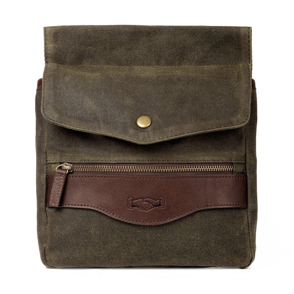 White Wing Waxed Canvas Hunting Game Bag Set by Mission Mercantile Leather Goods
