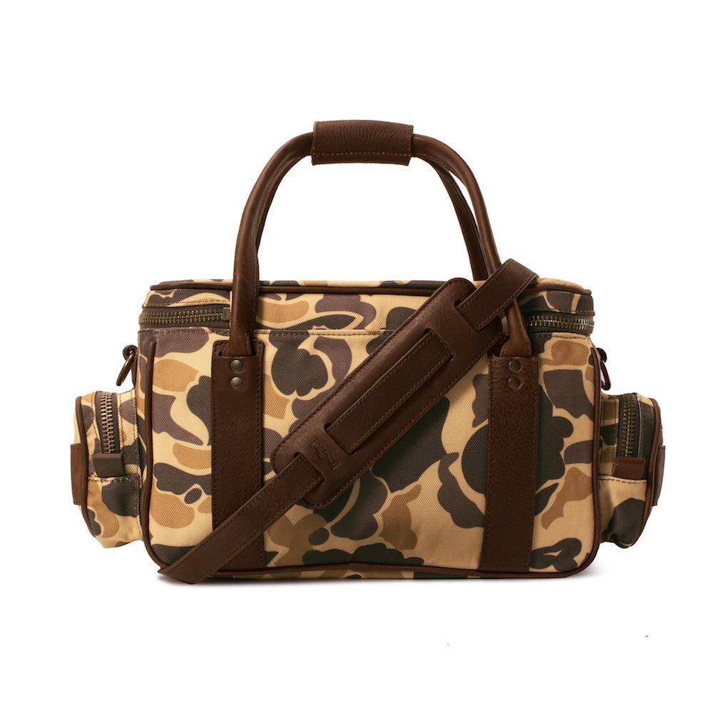 White Wing Waxed Canvas Hunting Guide Bag - Vintage Camo by Mission Mercantile Leather Goods