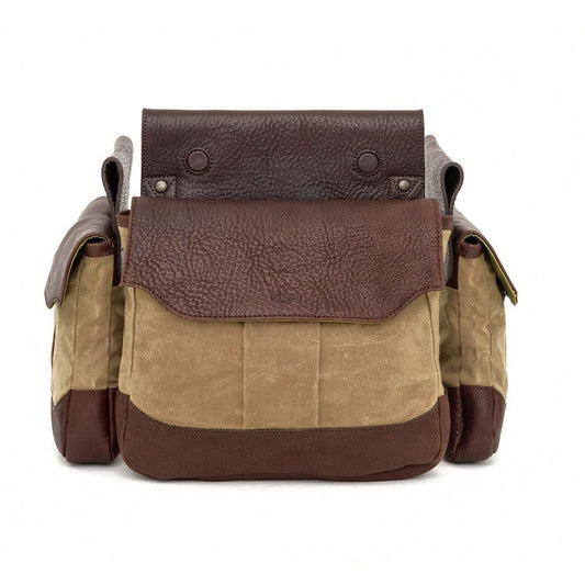 White Wing Waxed Canvas Hunting Heritage Bird Bag Set by Mission Mercantile Leather Goods