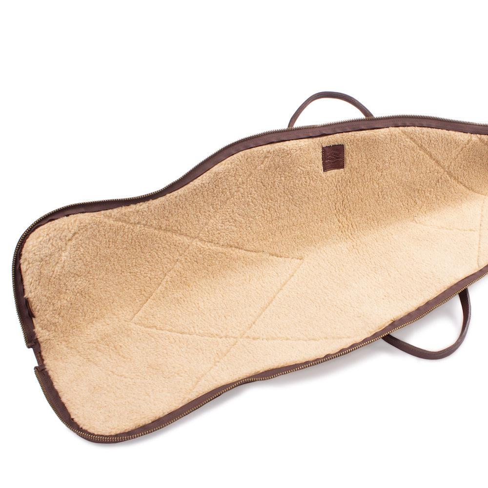 White Wing Waxed Canvas Hunting Rifle Case by Mission Mercantile Leather Goods