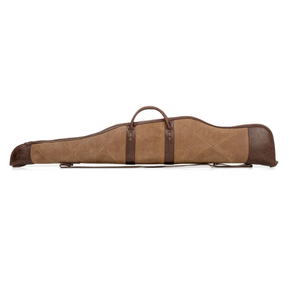White Wing Waxed Canvas Hunting Rifle Case by Mission Mercantile Leather Goods