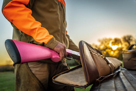 White Wing Waxed Canvas Hunting Shotgun Case by Mission Mercantile Leather Goods
