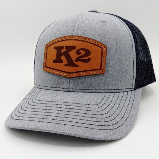 K2 Leather Patch Hat by K2Coolers