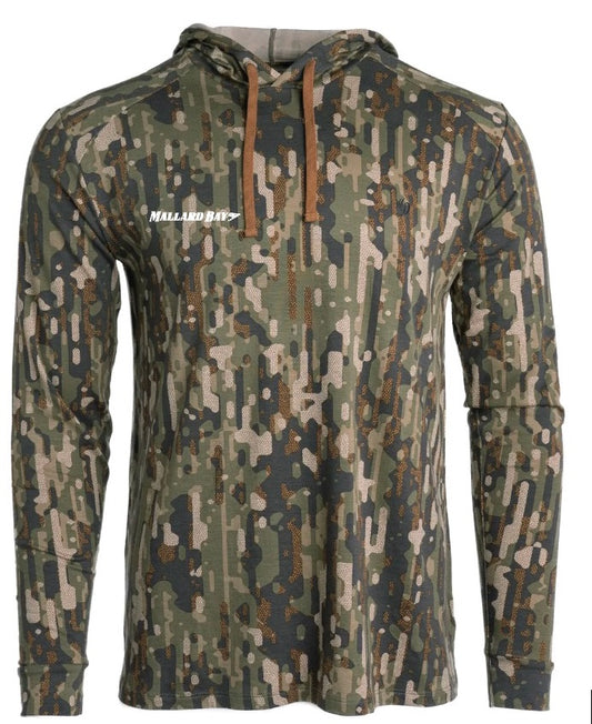 OG Bamboo Hoodie Woodland Camo | Mallard Bay X Duck Camp