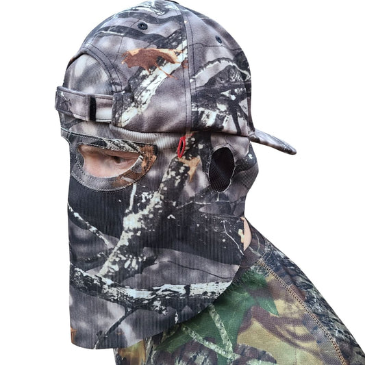 Mathews Logo Camo Hat with Face Concealment by QuikCamo