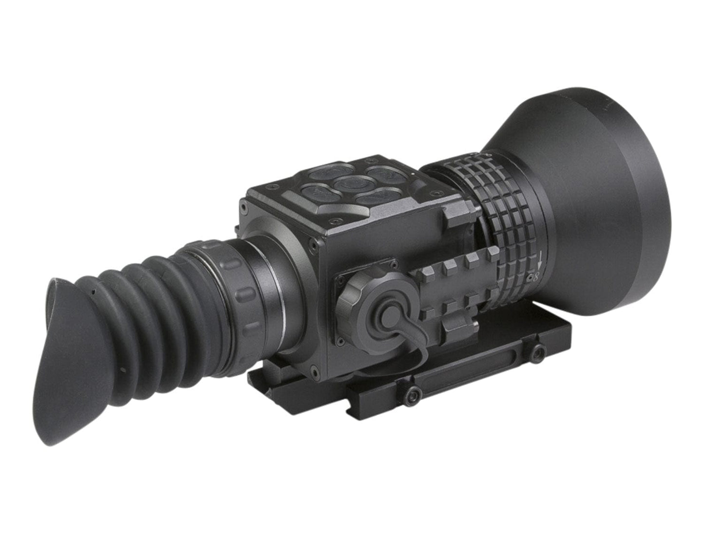 AGM Global Vision Secutor TS75-384 Thermal Riflescope Matte Black 3.6x 75mm Multi-Reticle 384x288 Resolution Digital 1x,2x,4x PIP Zoom Features Rangefinder 3083455008SE71 by Texas Fowlers